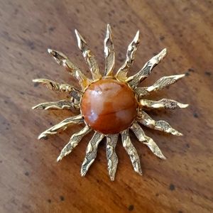 Sunburst Brooch